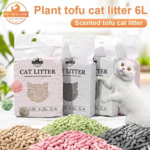 Cat Litter 6L Tofu Residue Made Kitty Litter Cat Toilet