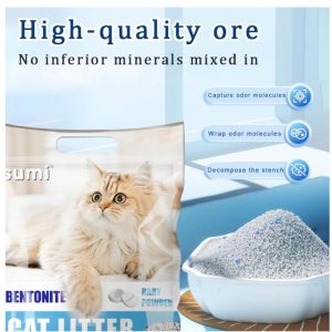 Discover the Ultimate Cat Litter Experience! 🌟 Superior Features: - High Absorption: Our Bentonite Cat Litter is designed to quickly absorb moisture from pet waste, keeping the litter box dry and clean. - Odor Control: Enjoy a fresh-smelling home with our superior odor control formula. - Low Dust: Breathe easy with our low dust formula, ensuring a cleaner environment for you and your feline friend. Available in multiple variations Additional Information: - Available in various scents like Lemon, Coffee, Lavender, and Baby Powder. - Enjoy a long-lasting effect with no added perfumes or dyes. - Please note that warranty details are not applicable for this product. Transform your cat's litter experience with our Bentonite Cat Litter, designed for easy use and safety. Say goodbye to unpleasant odors and hello to a fresh, clean home! 🐾